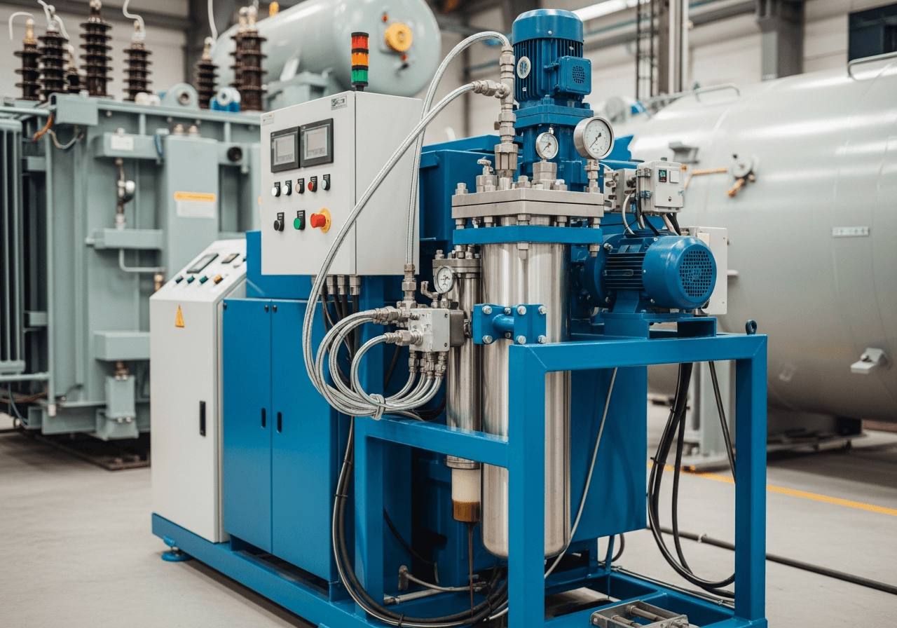 Transformer Oil Filtration & Dehydration